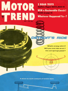 MOTOR TREND 1955 JULY - 2CV,NASH, PORSCHE 1500,ROADMASTER Spl, DIFFUSER EXHAUST